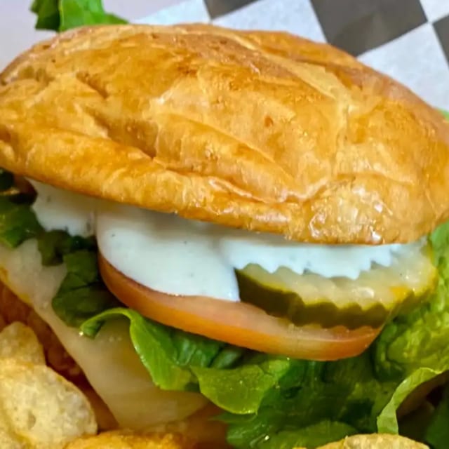 Buffalo Ranch Chicken Sandwich.