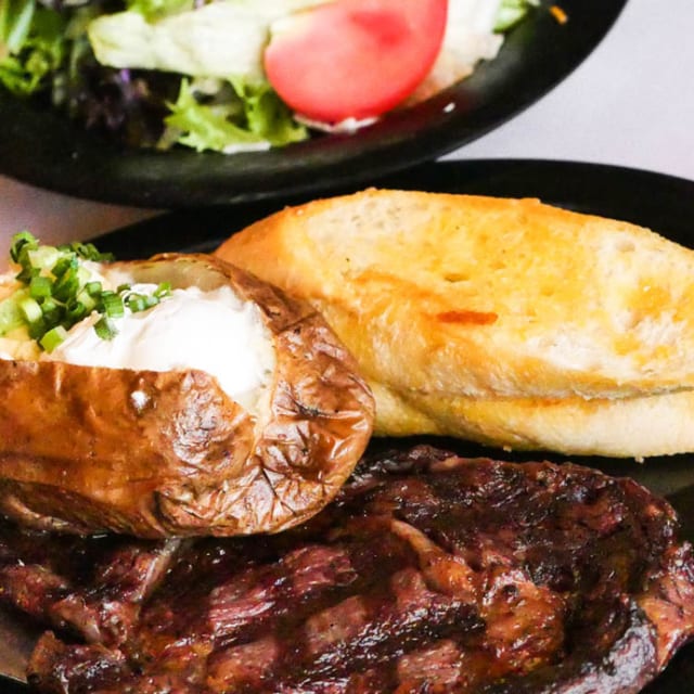 Angus Sirloin Steak.