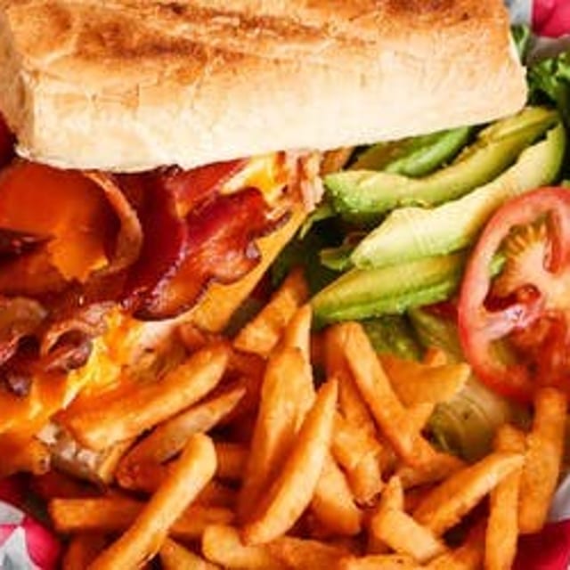 Turkey Club Sandwich.