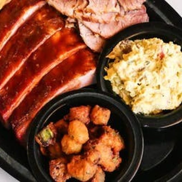 Baby Back Ribs & One Meat Combo.